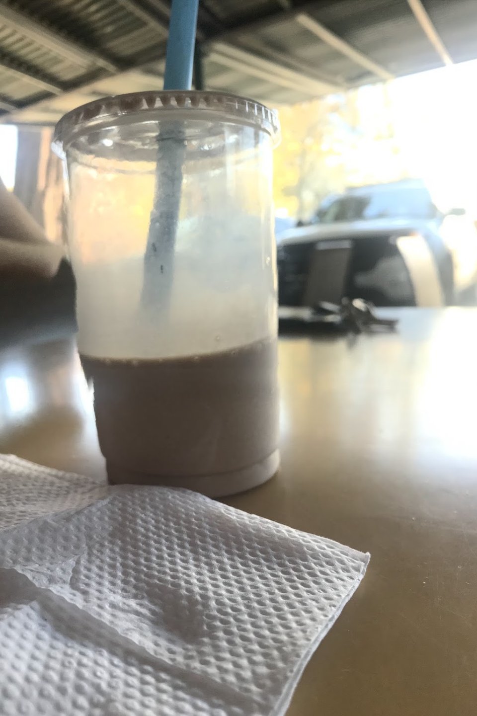 Simple menu featuring comfort food and drinks.